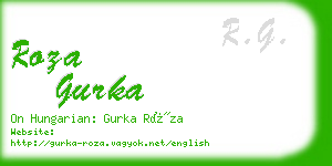 roza gurka business card